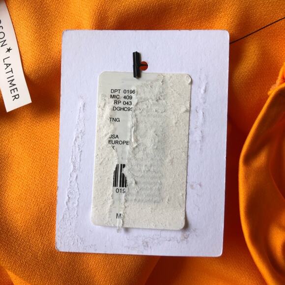 Gibson Latimer NWT Adjustable Side Tie Hipster Tangerine Bikini Bottom Size XL - Picture 7 of 7